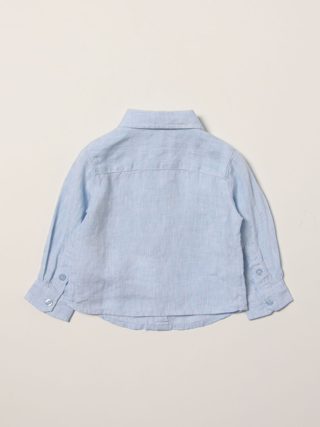 Camisa Emporio Armani: Camisa Emporio Armani para bebé azul claro 2
