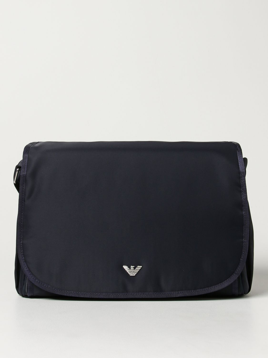 Vari per corredo Emporio Armani: Diaper bag Emporio Armani in nylon con logo blue 1