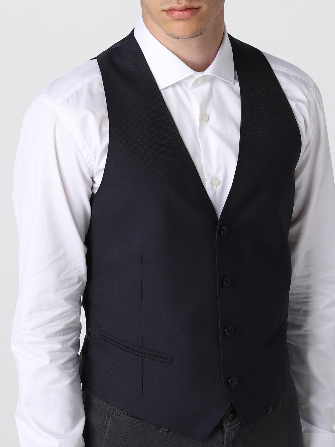 armani suit vest