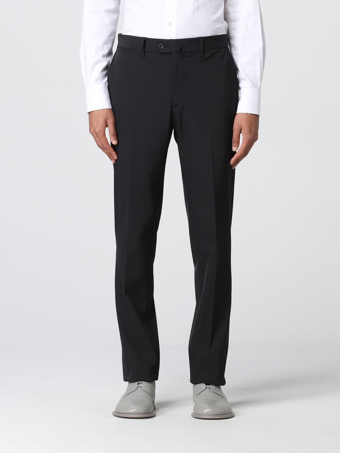 Emporio Armani Outlet: Elegant suit in technical fabric - Black ...