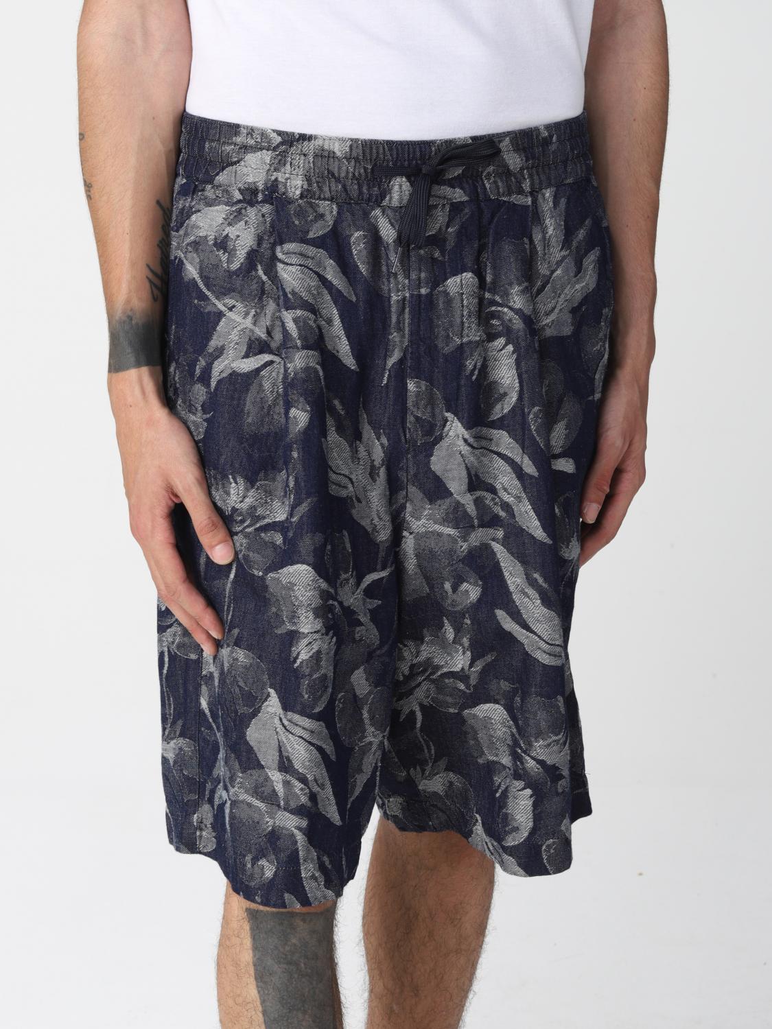 EMPORIO ARMANI: Pantalones cortos hombre - Azul Oscuro | Pantalones Cortos  Emporio Armani 3L1P771D1JZ GIGLIO.COM