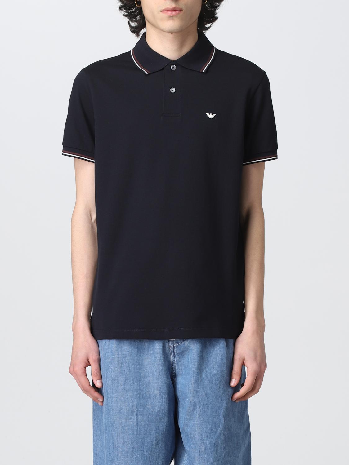 armani navy polo shirt