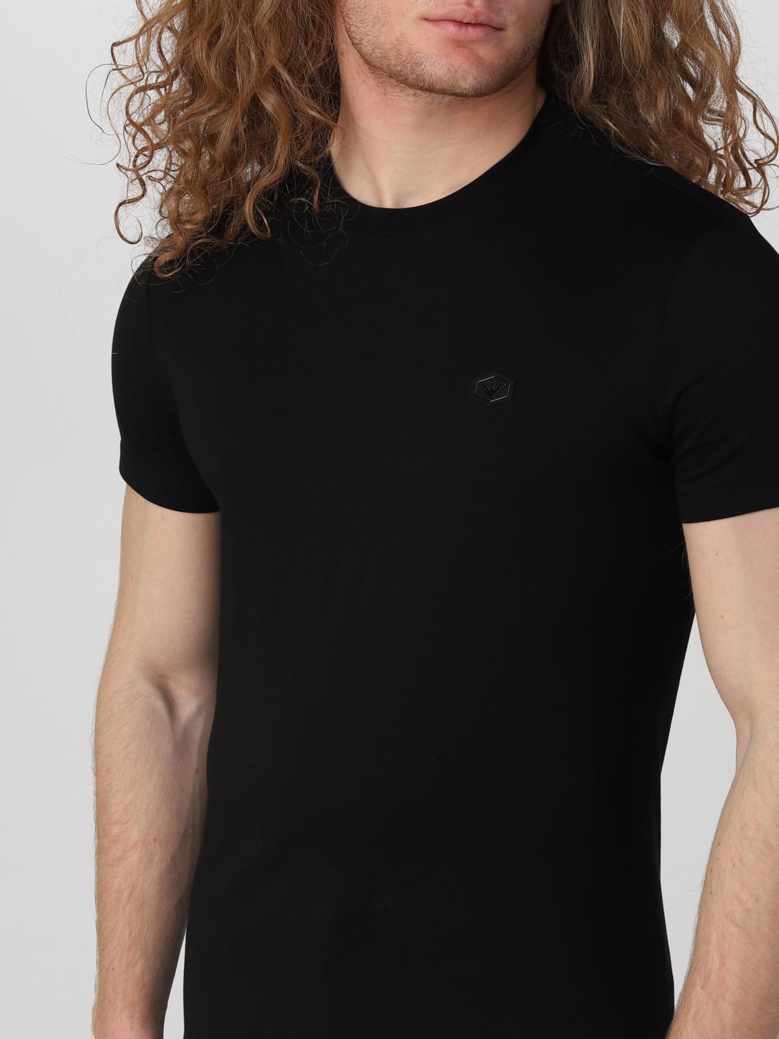 plain black armani t shirt