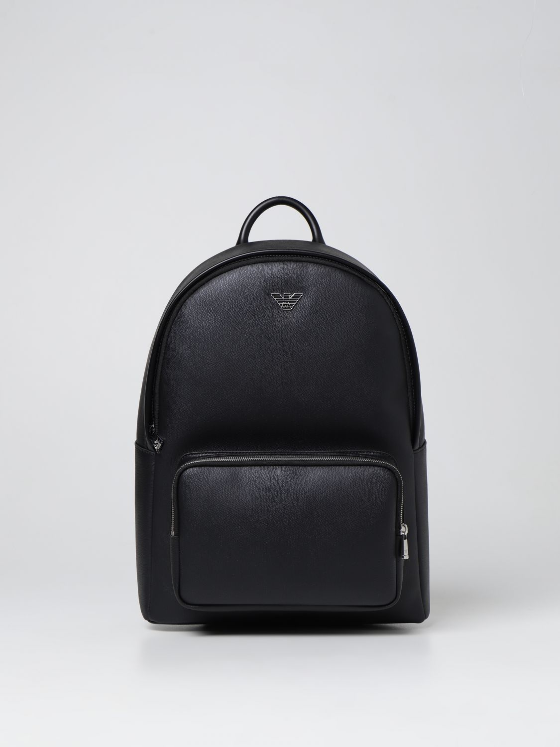 Backpack Emporio Armani: Emporio Armani backpack in grained synthetic leather black 1