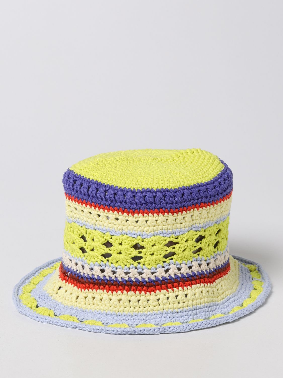 Cappello Ganni: Cappello da pescatore Ganni in crochet azzurro 2