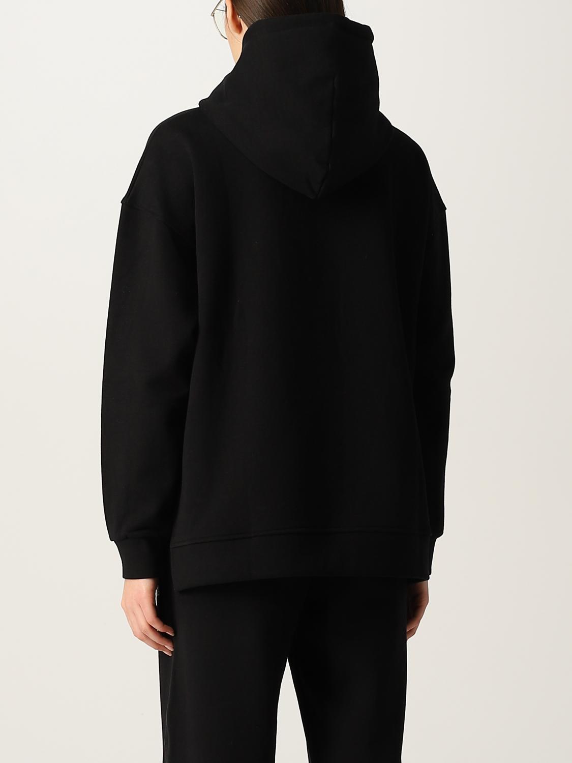 ganni black sweatshirt
