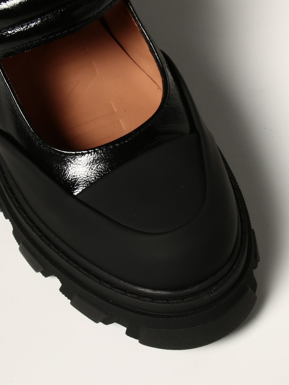 High heel shoes Ganni: Mary Jane Ganni naplak slingbacks black 4