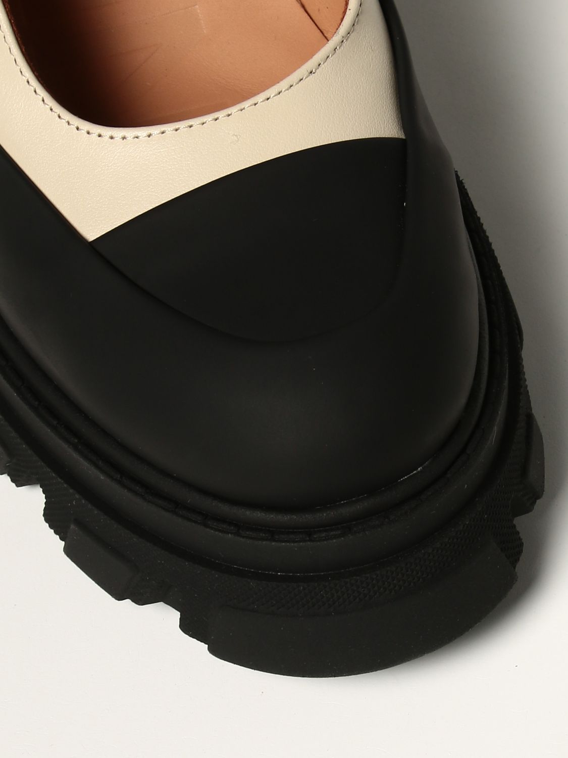 High heel shoes Ganni: Mary Jane Ganni leather slingbacks yellow cream 4