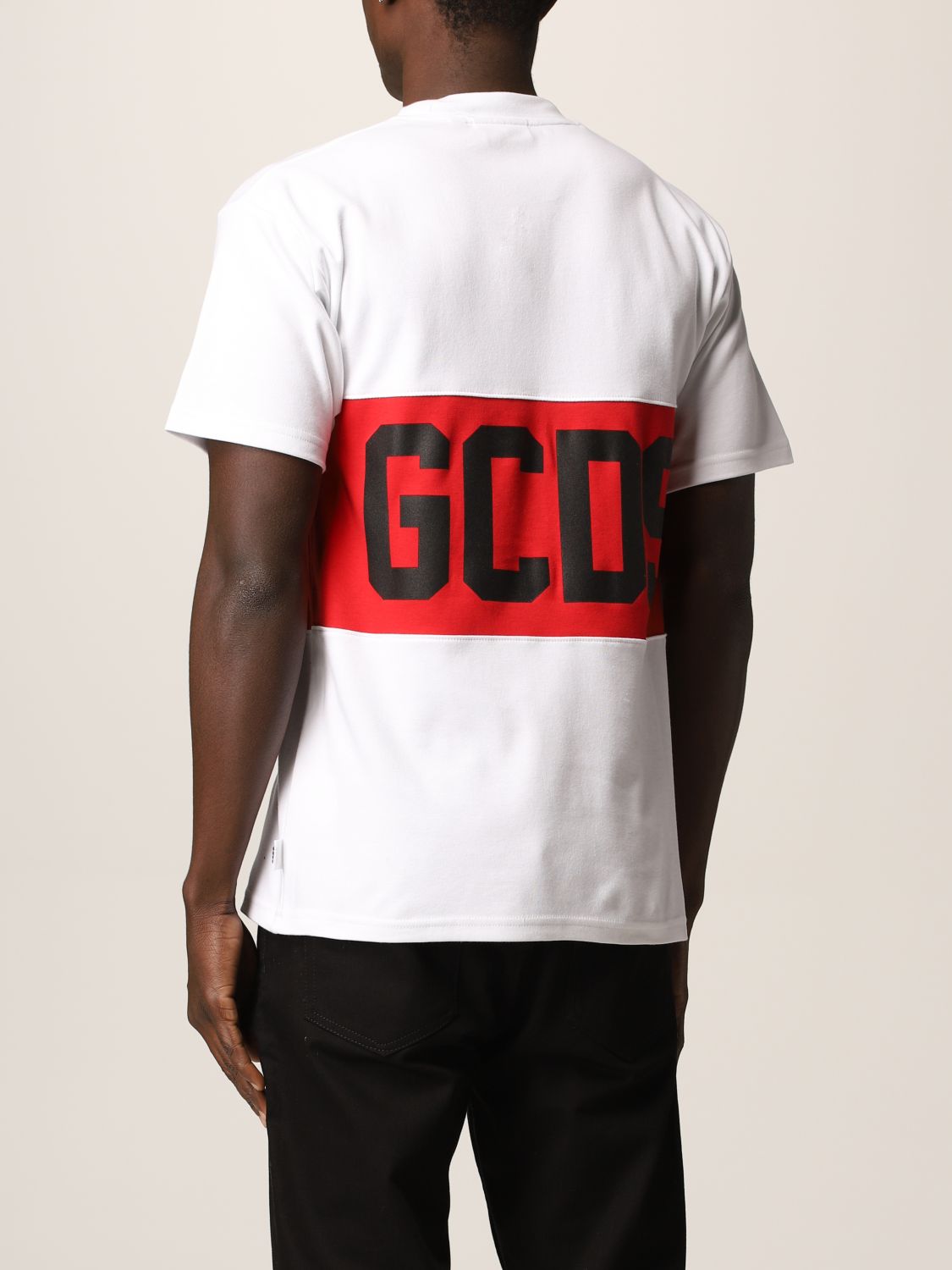티셔츠 Gcds: 티셔츠 Gcds 남성 화이트 2