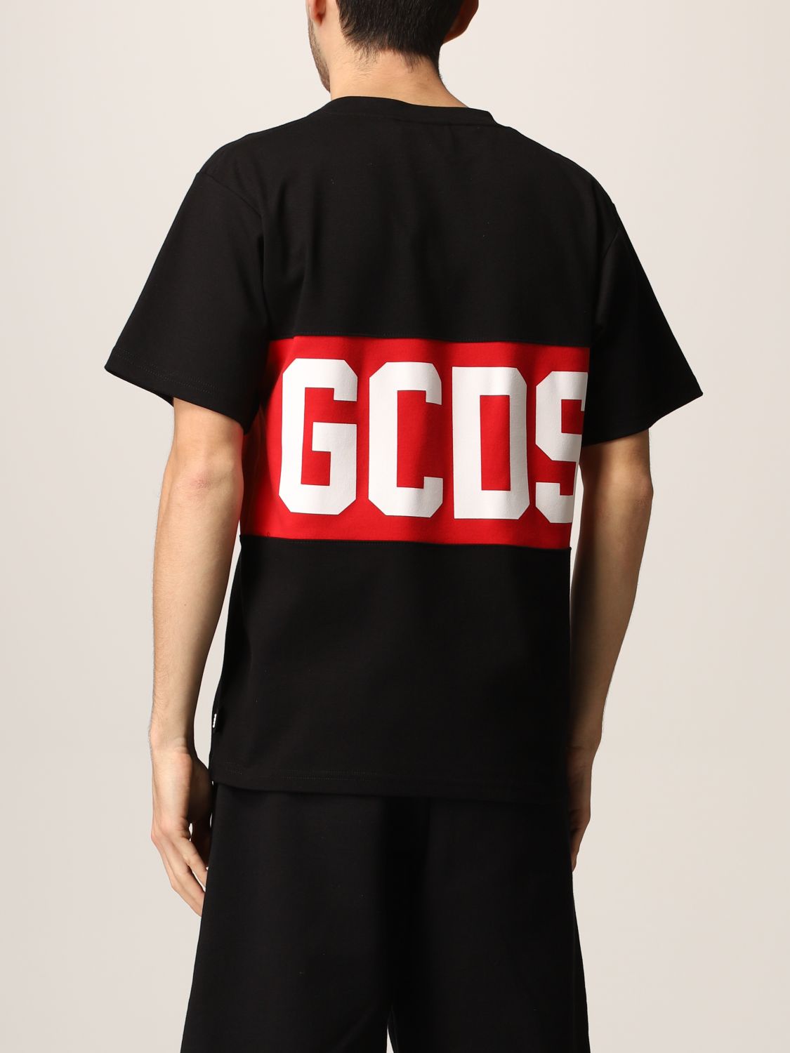 T-shirt Gcds: Gcds cotton T-shirt with logo band black 3