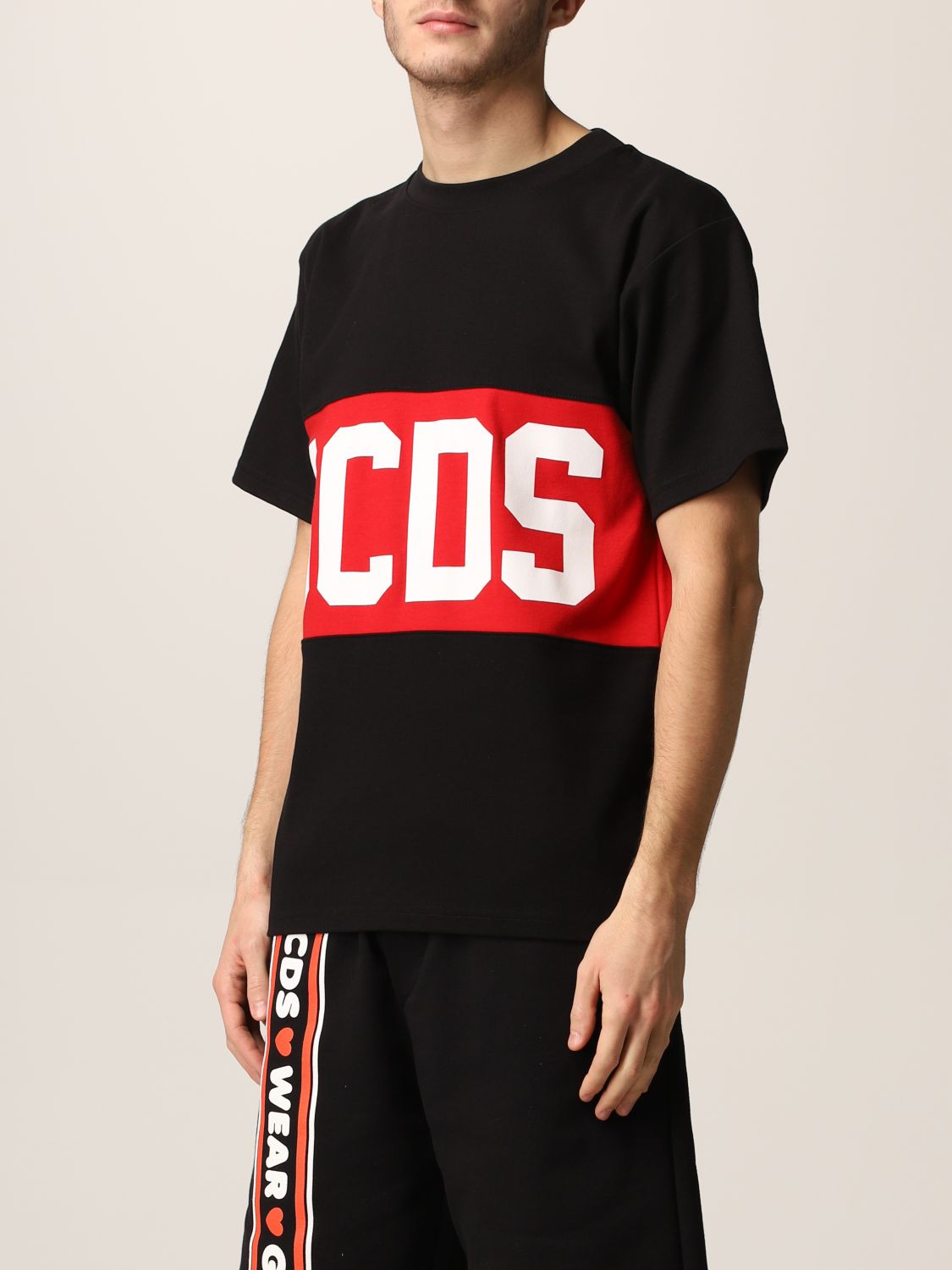 T-shirt Gcds: Gcds cotton T-shirt with logo band black 4