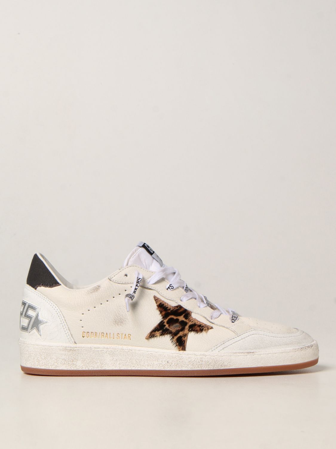 Trainers Golden Goose: Ball Star Golden Goose trainers in worn leather white 1