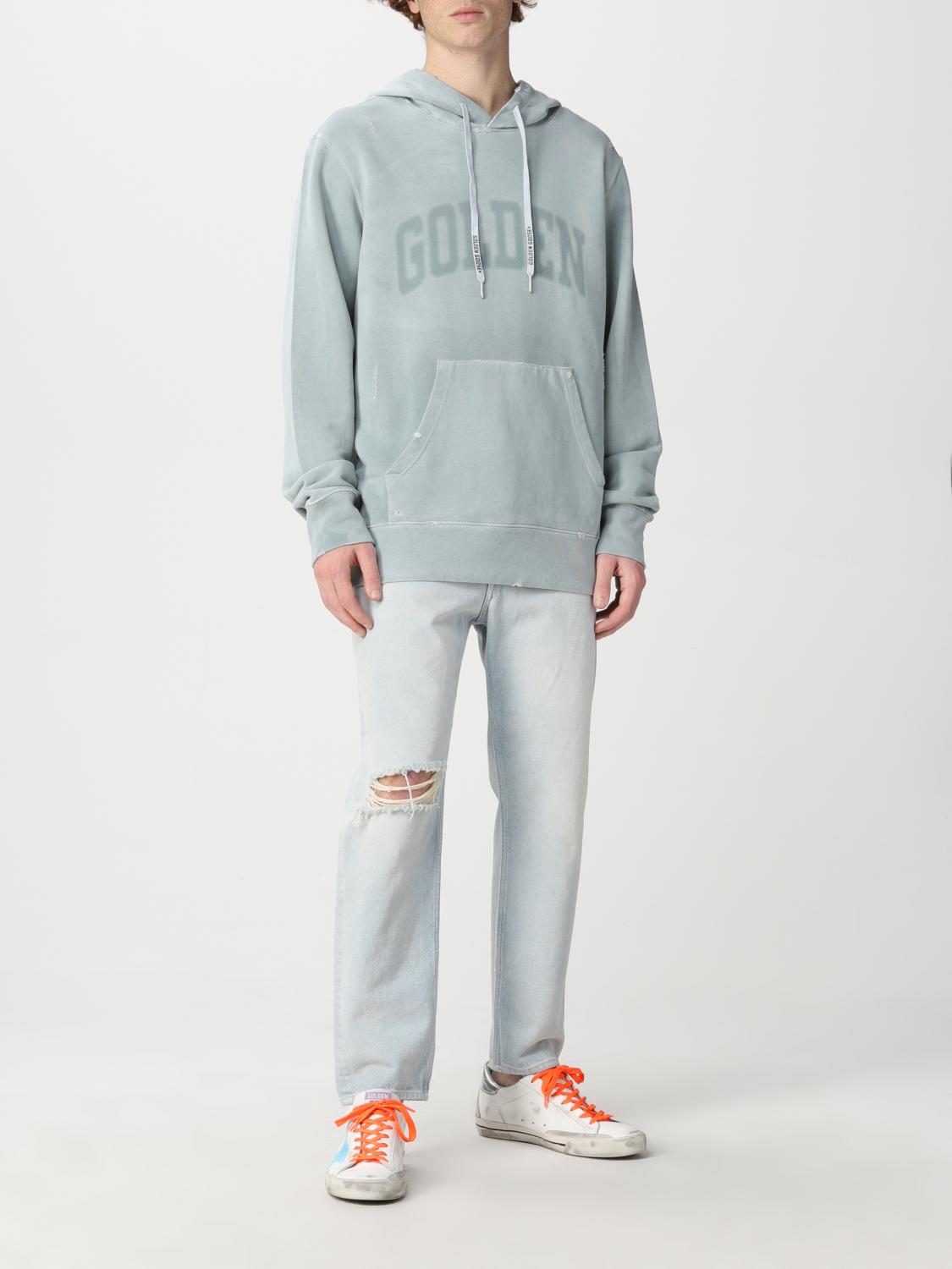 GOLDEN GOOSE: Sudadera hombre - Menta | Sudadera Golden Goose  GMP01138P00073260100 GIGLIO.COM