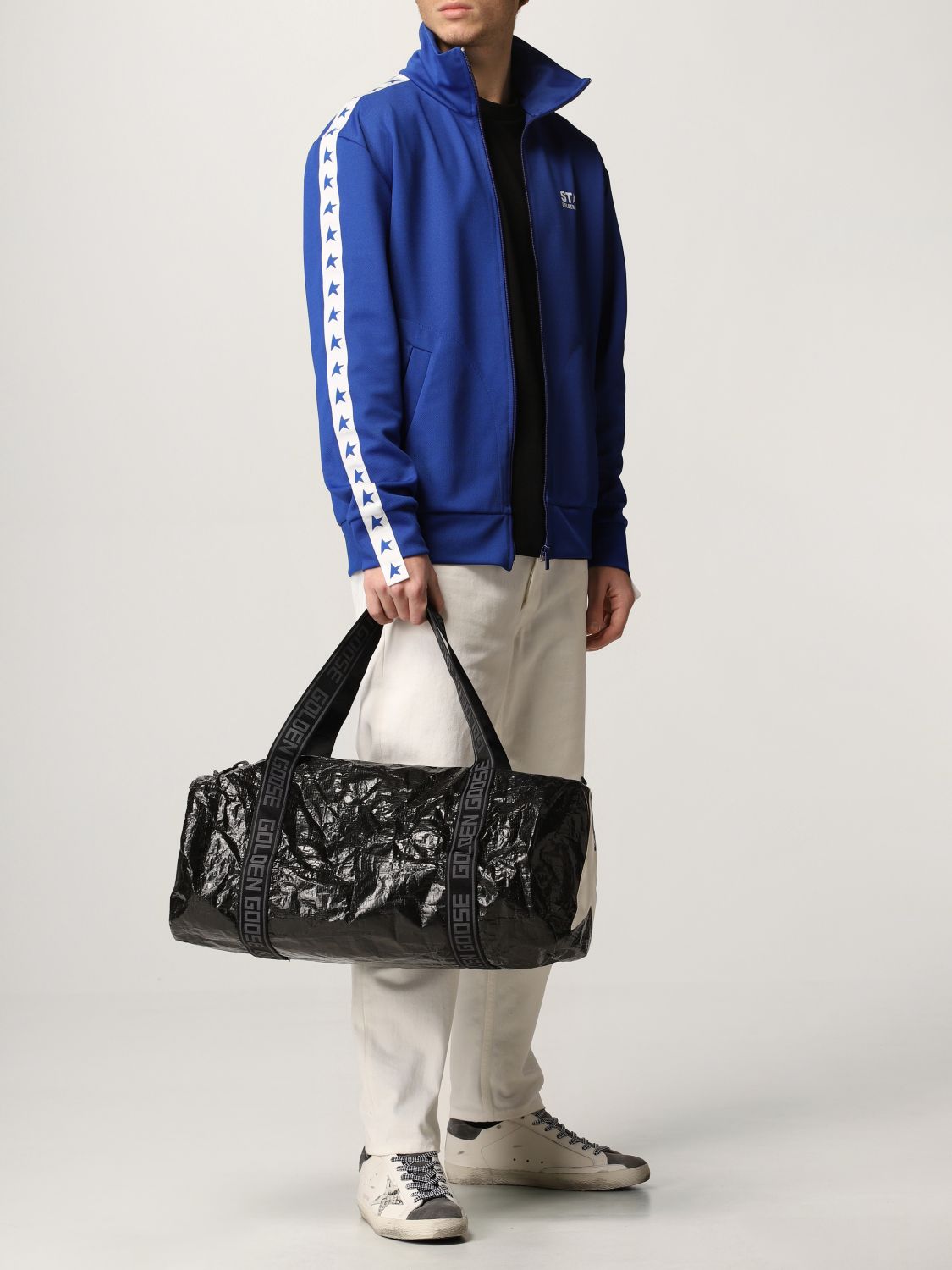 Travel bag Golden Goose: Star Gold's duffel bag in fabric black 2