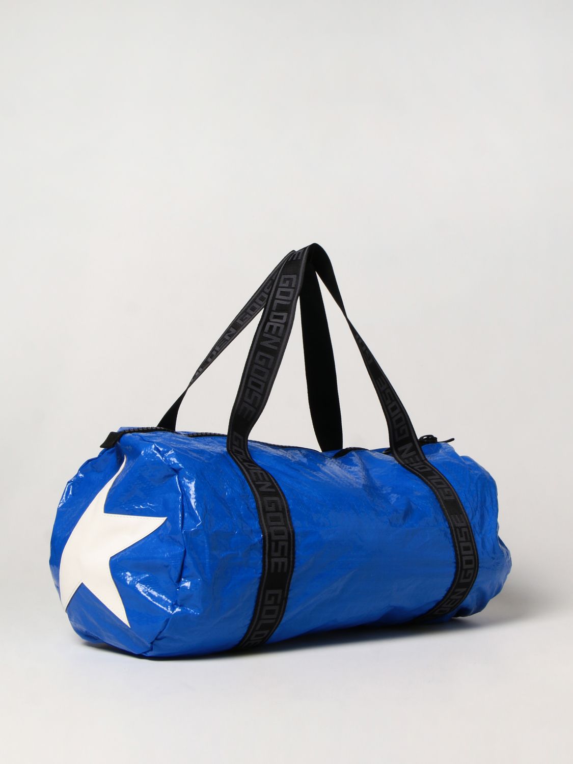 Travel bag Golden Goose: Star Gold's duffel bag in fabric royal blue 3