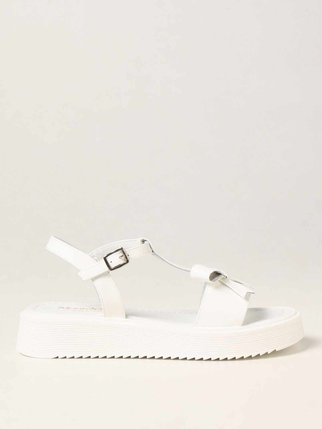 Scarpe Montelpare Tradition: Sandalo Montelpare Tradition in vernice bianco 1