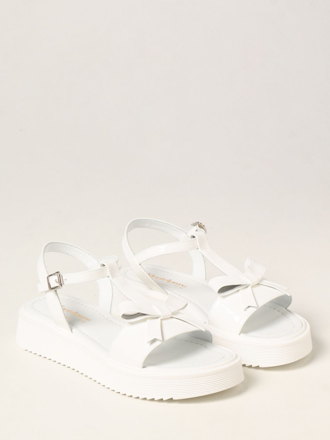 Scarpe Montelpare Tradition: Sandalo Montelpare Tradition in vernice bianco 2