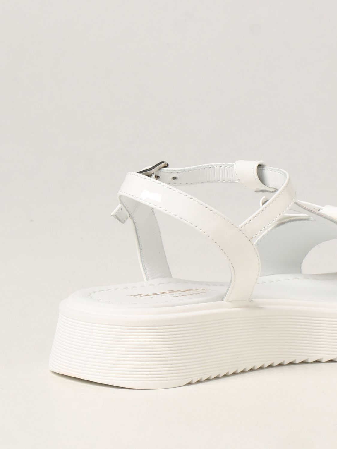 Scarpe Montelpare Tradition: Sandalo Montelpare Tradition in vernice bianco 3