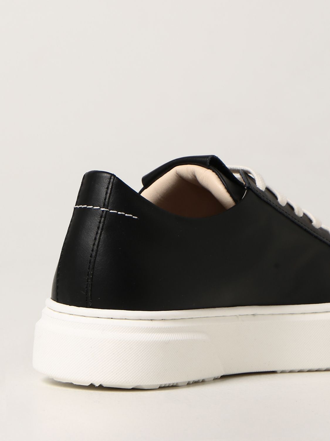 Shoes Mm6 Maison Margiela: MM6 Maison Margiela sneakers in leather black 3
