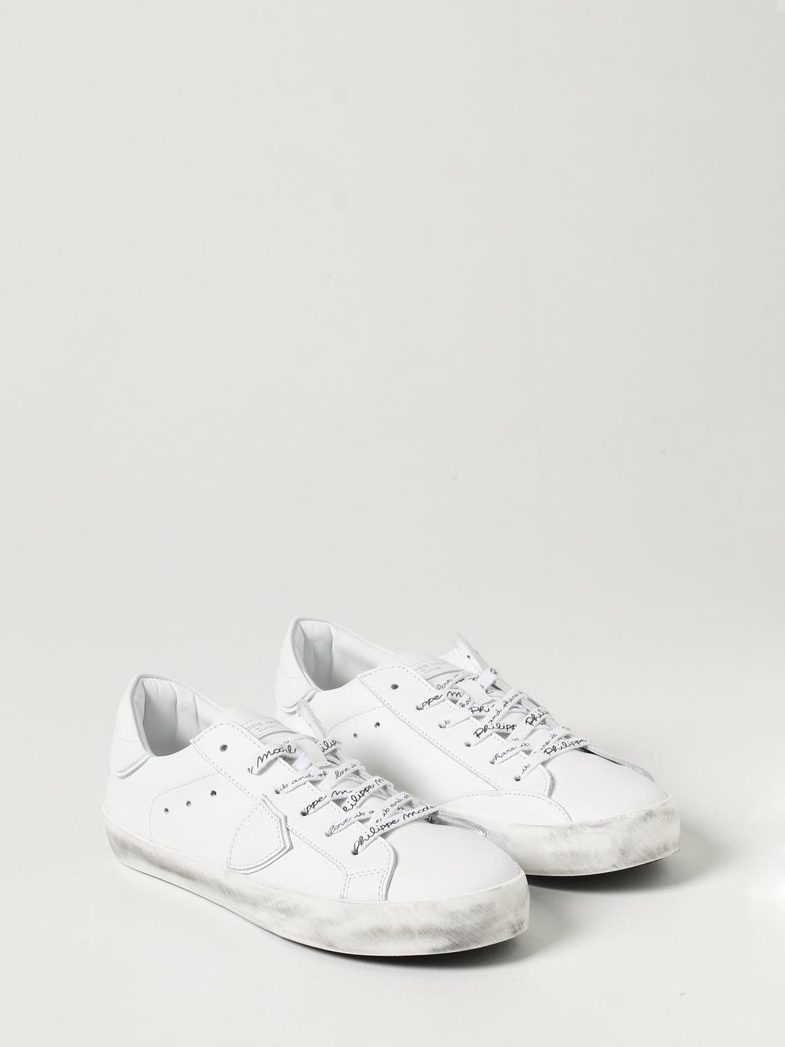 Scarpe Philippe Model Junior: Sneakers Paris Philippe Model Junior in pelle bianco 2