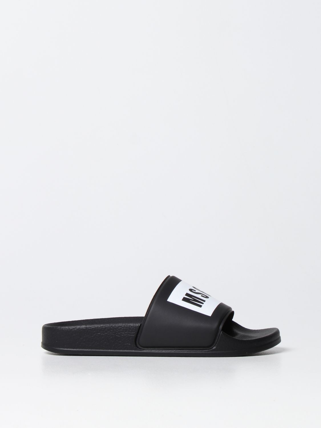 Scarpe Msgm Kids: Sandalo slide Msgm Kids in PVC nero 1