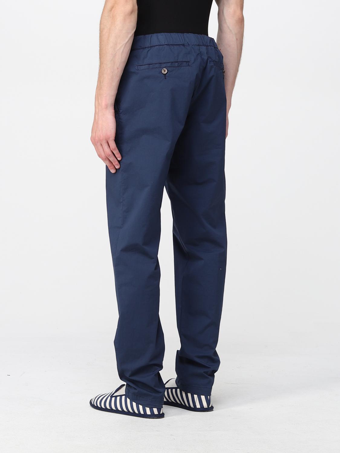 MYTHS: Tela paracadute con cintura - Blue | Pantalone Myths 16L17 GIGLIO.COM