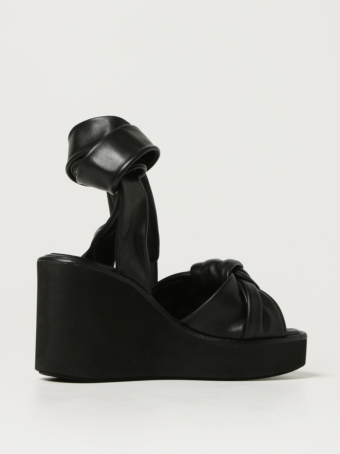 Mujer Zapatos de Tacones de Sandalias con cuña Mao wedges de Paloma Barceló de color Negro 