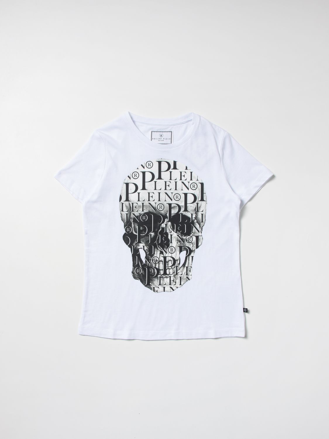 Monet Sinewi behang Philipp Plein Outlet: t-shirt for girls - White | Philipp Plein t-shirt  2TM001LAA23 online on GIGLIO.COM