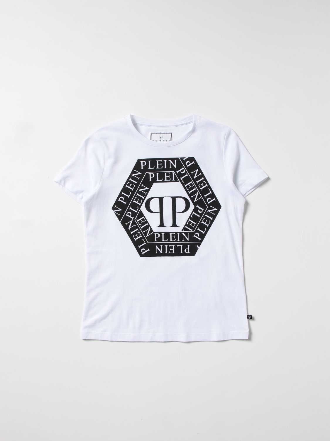T-shirt Philipp Plein: T-shirt Philipp Plein con logo bianco 1