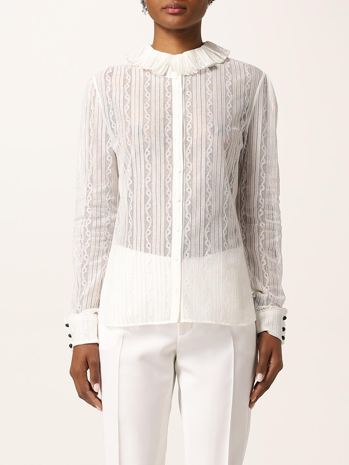 saint laurent lace blouse