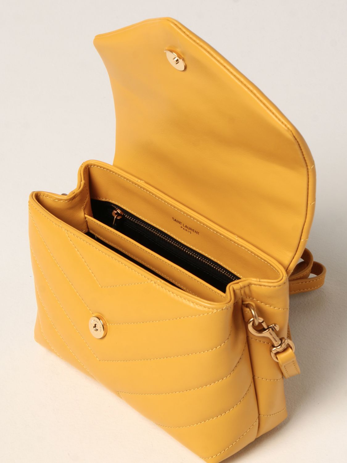 Мини-сумка Saint Laurent: Наплечная сумка Женское Saint Laurent охра 4