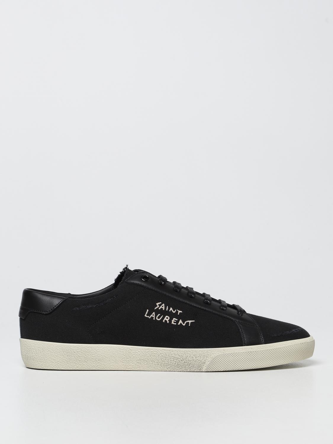 ysl black men's sneakers