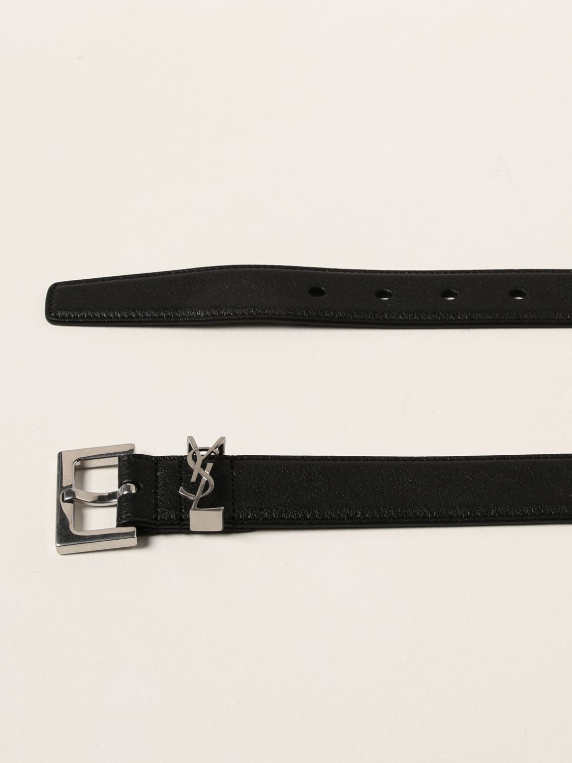 Belt Saint Laurent: Saint Laurent leather belt black 2