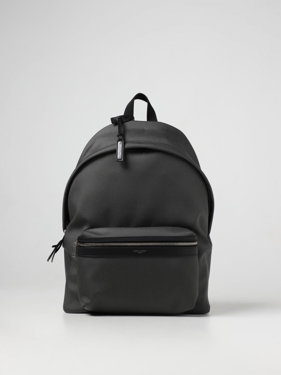 Backpack Saint Laurent: Saint Laurent City nylon backpack charcoal 1