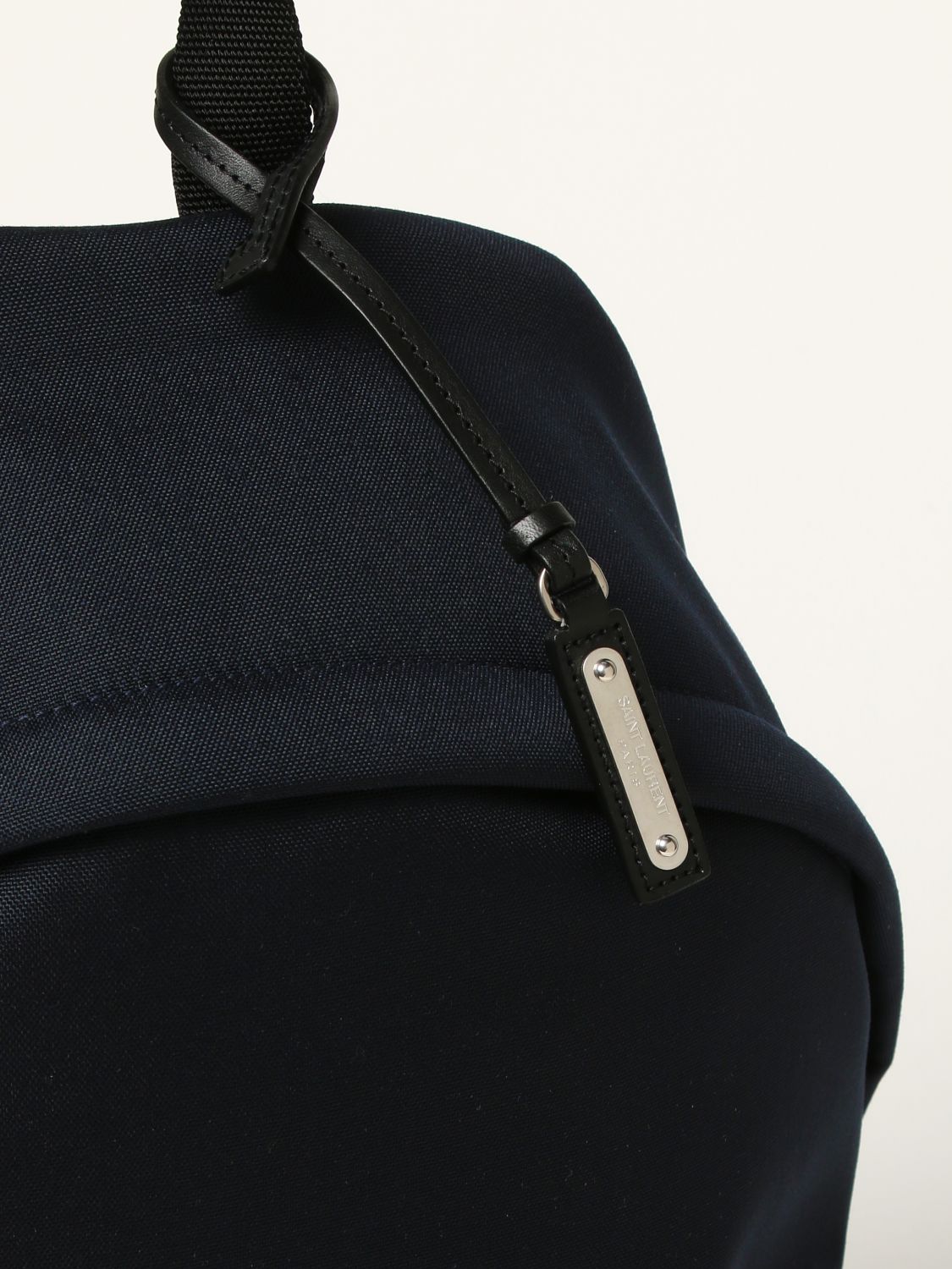 Backpack Saint Laurent: Saint Laurent City nylon backpack navy 3