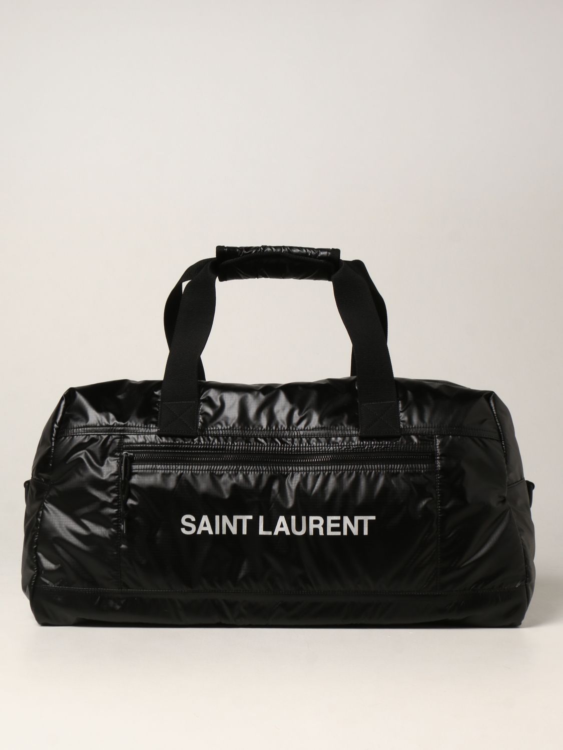 Travel bag Saint Laurent: Saint Laurent Nuxx Duffle nylon travel bag black 1