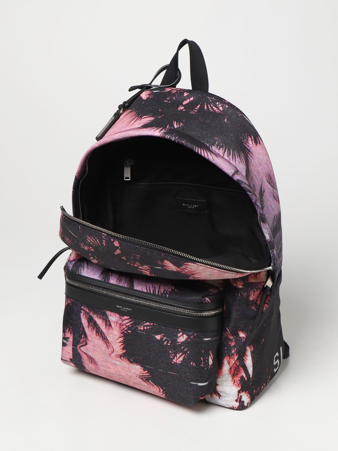 Backpack Saint Laurent: Saint Laurent City backpack with print black 5