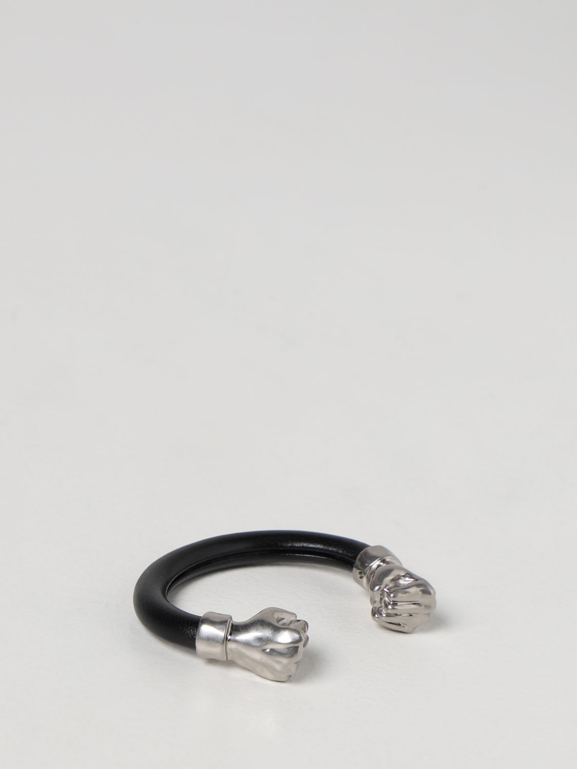 Bijoux Saint Laurent: Bracelet rigide Saint Laurent noir 2