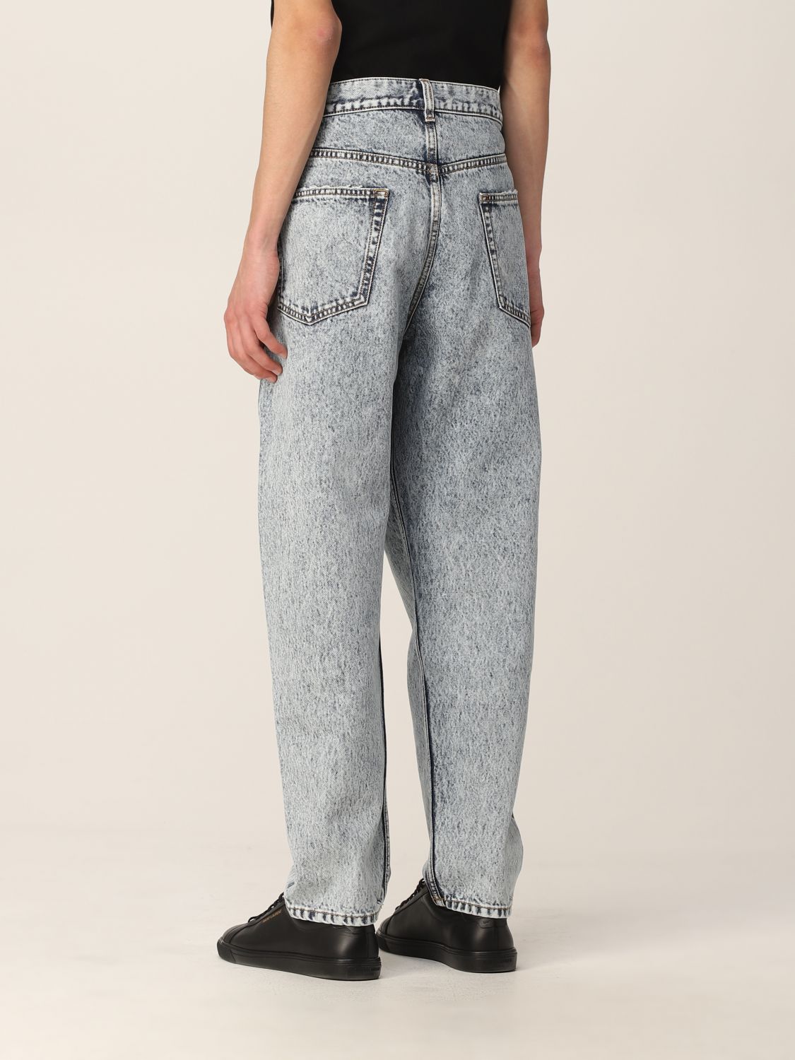 Jeans Saint Laurent: Saint Laurent washed denim cropped jeans denim 3