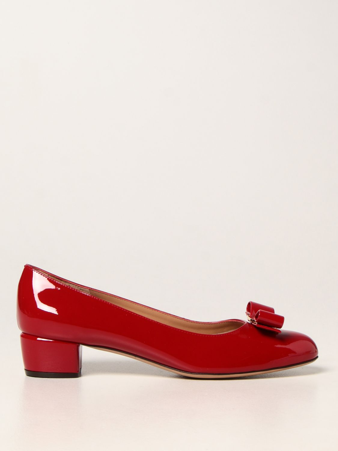 Manoletinas Salvatore Ferragamo: Zapatos mujer Salvatore Ferragamo rojo 1