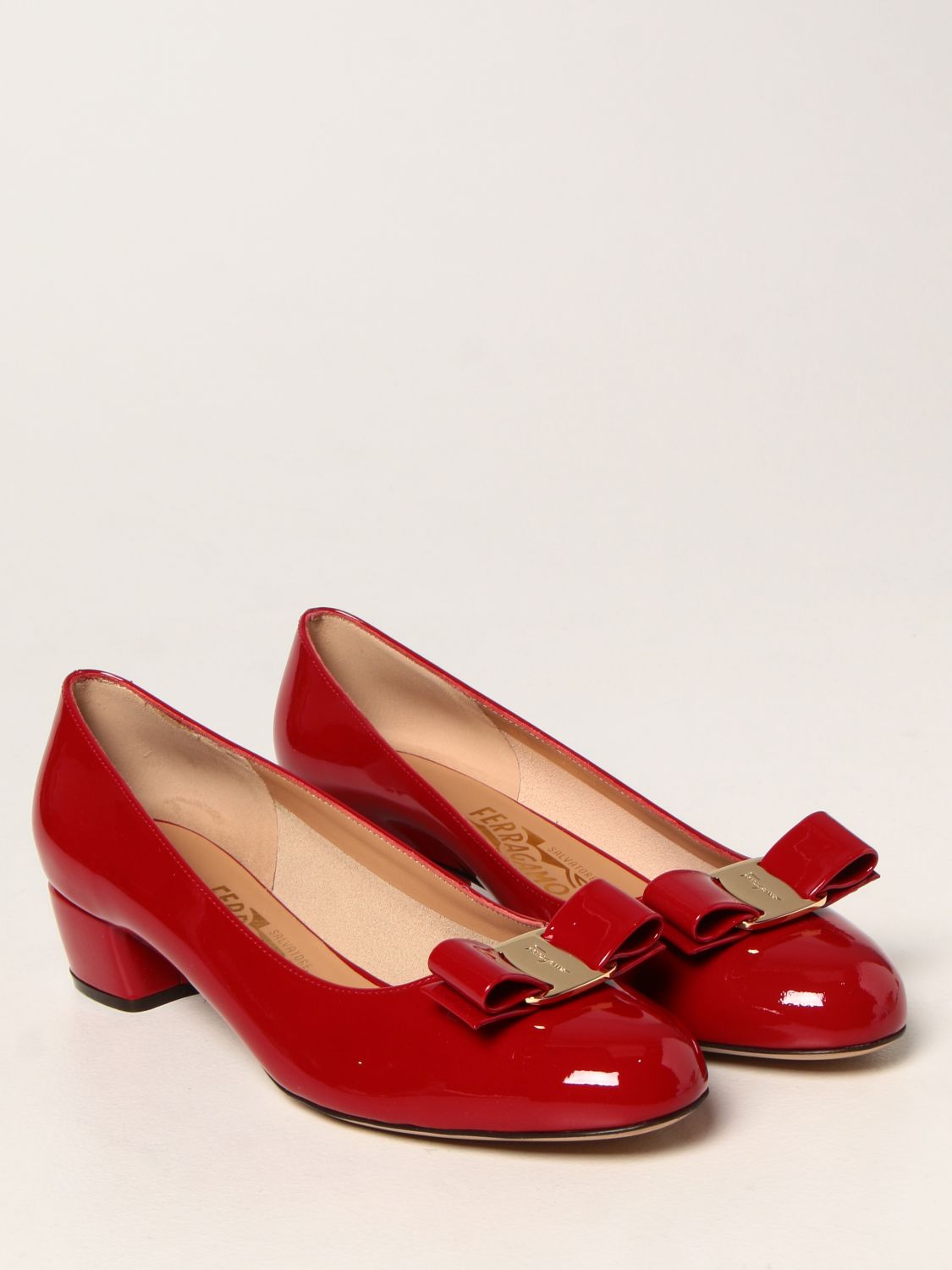 Manoletinas Salvatore Ferragamo: Zapatos mujer Salvatore Ferragamo rojo 2