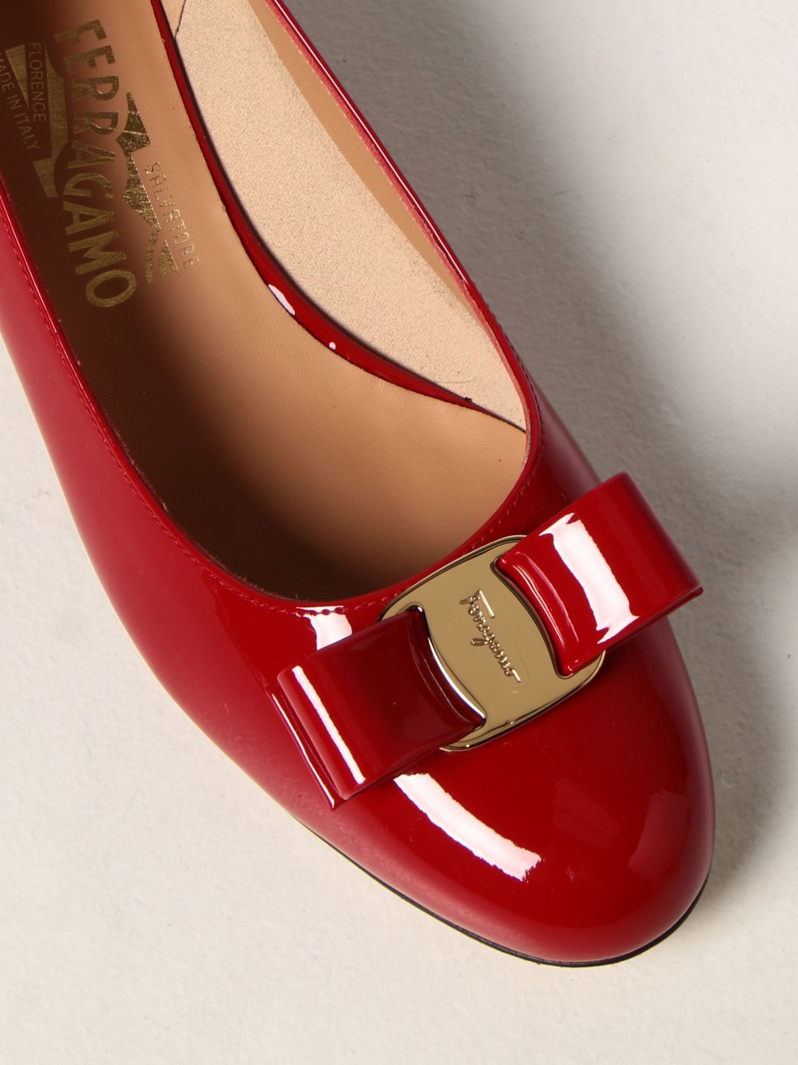 Manoletinas Salvatore Ferragamo: Zapatos mujer Salvatore Ferragamo rojo 4