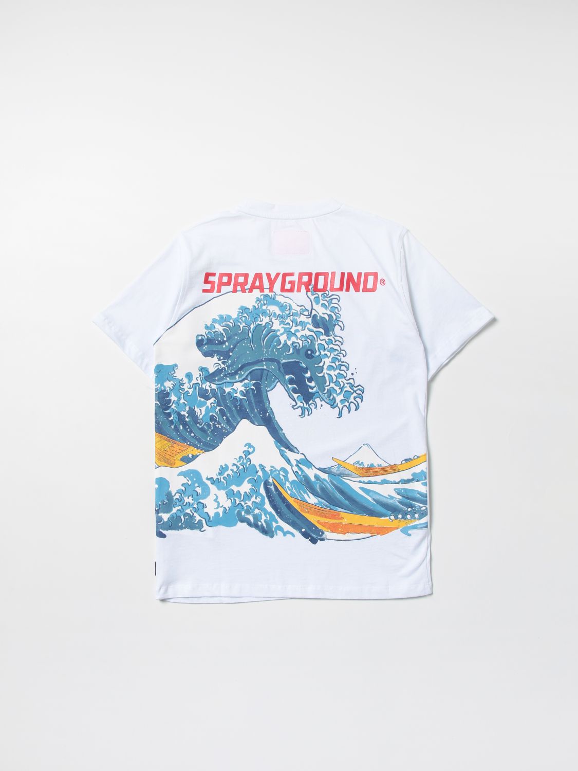 T-Shirt Sprayground: Sprayground Jungen T-Shirt weiß 2