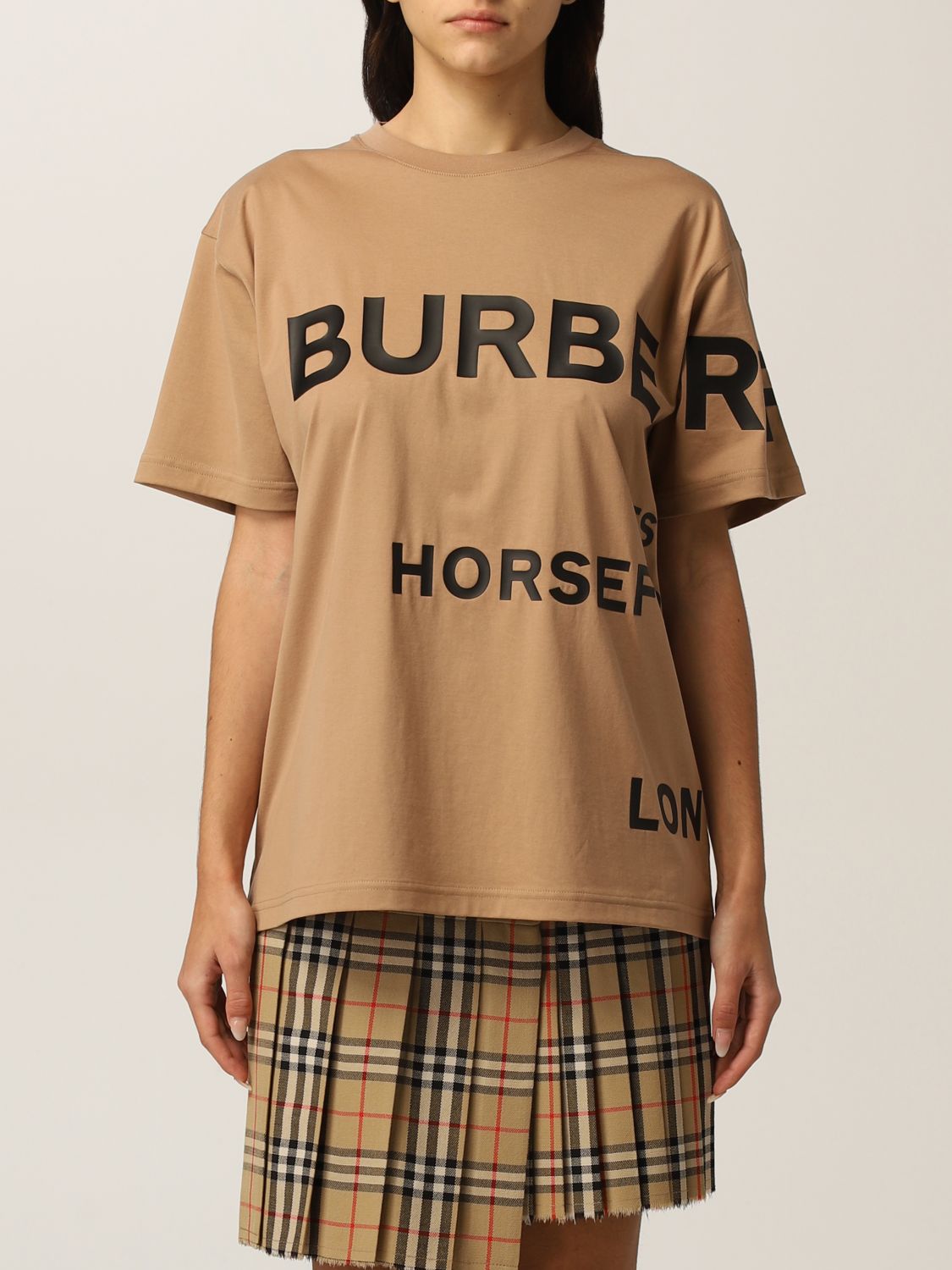 Camiseta Burberry: Camiseta mujer Burberry beige 1