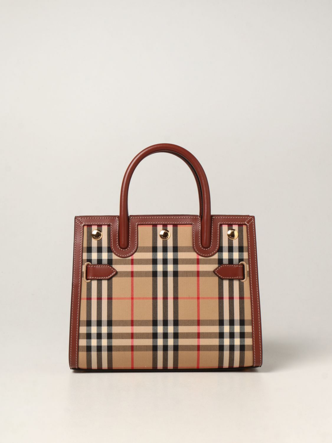 Burberry Nova check mini bag accessory pouch handbag beige vintage
