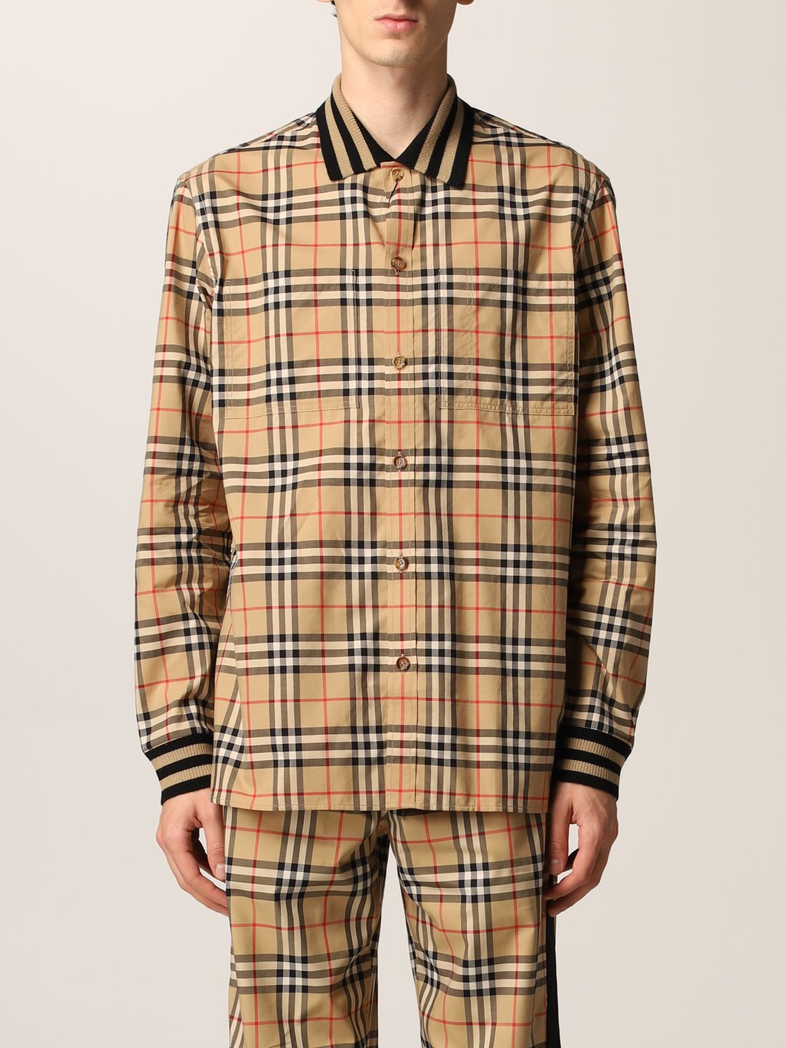 Burberry Towner check cotton shirt