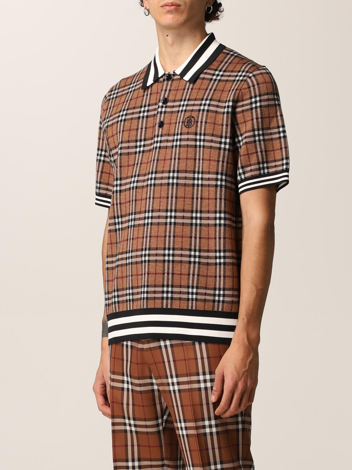 mens burberry shirt polo