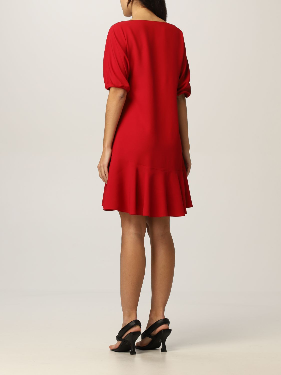 Dress Red Valentino: Red Valentino dress with flounce red 2