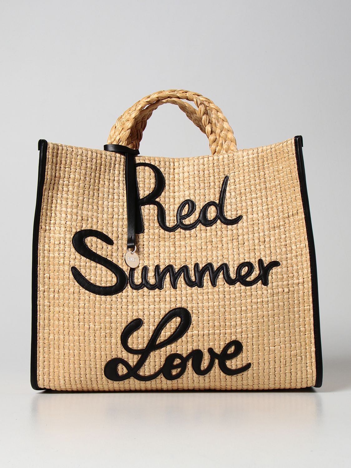 Tote bags Red(V): Red(V) tote bags for woman black 1