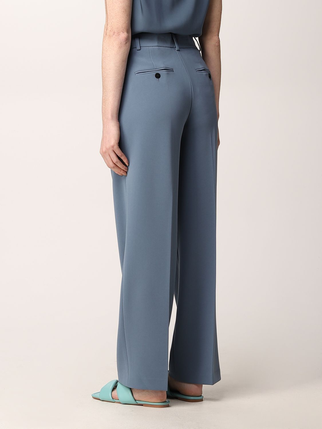 Theory palazzo pants with welt pockets